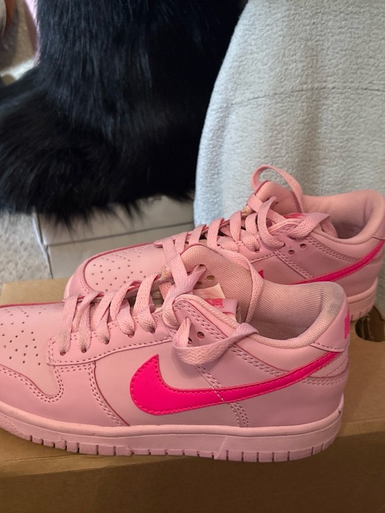 Nike Shoes - Nike Pink Low-Top Sneakers with Bright Pink Swoosh
